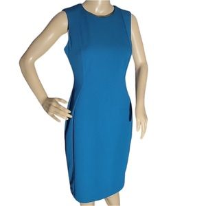 Calvin Klein Sleeveless Dress Size 4 NWT Dark Teal